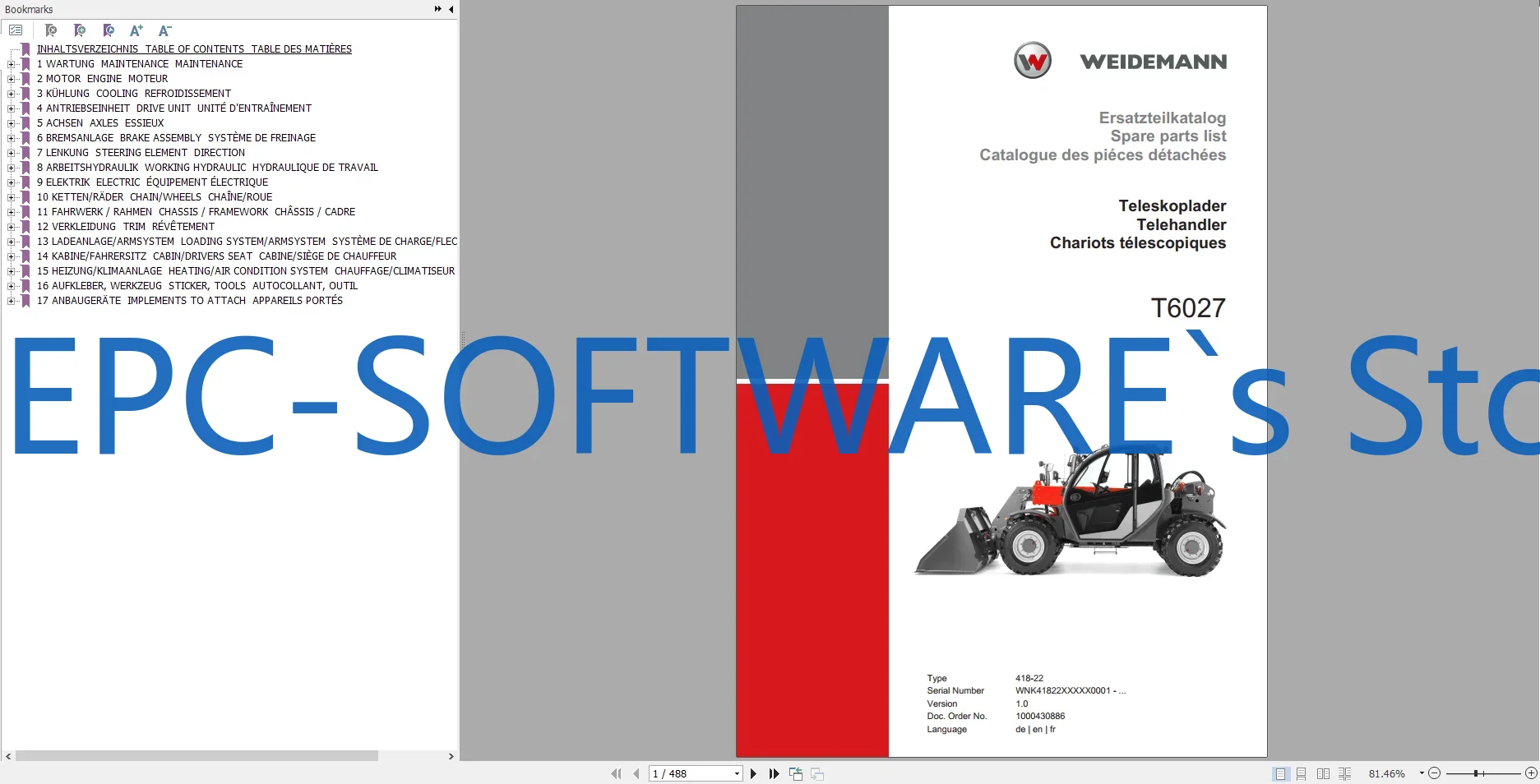 Heavy Equipment Software - EPC-SOFTWARE Catálogo de repuestos para equipos