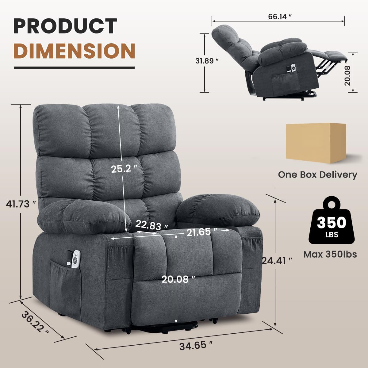 Sillón Reclinable Eléctrico pa - Heavy Equipment Lift reseña y precio