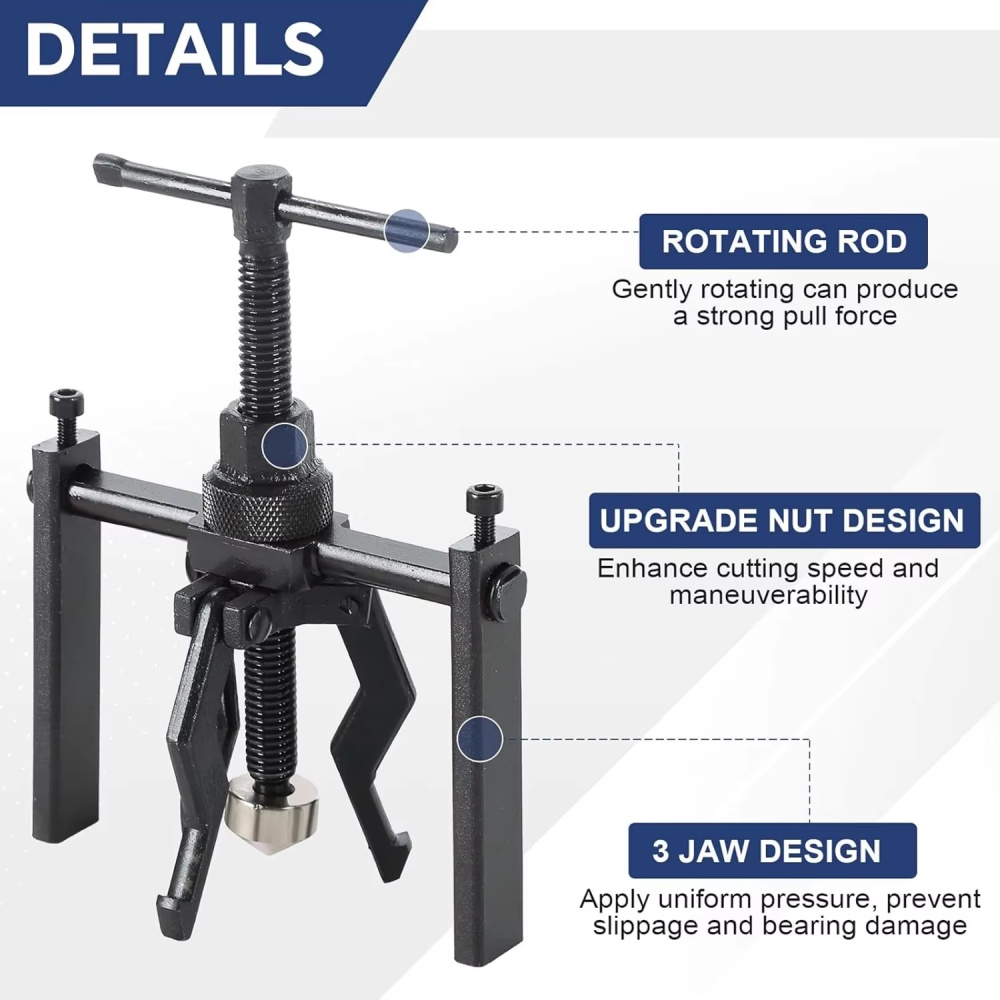 Extractor de Rodamientos de 3  - Heavy Equipment Grinder reseña y precio